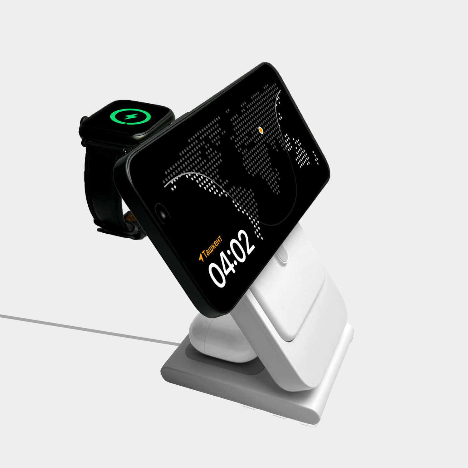 Trio 2.0 - | Беспроводная зарядка для iOS и Android в Ташкенте